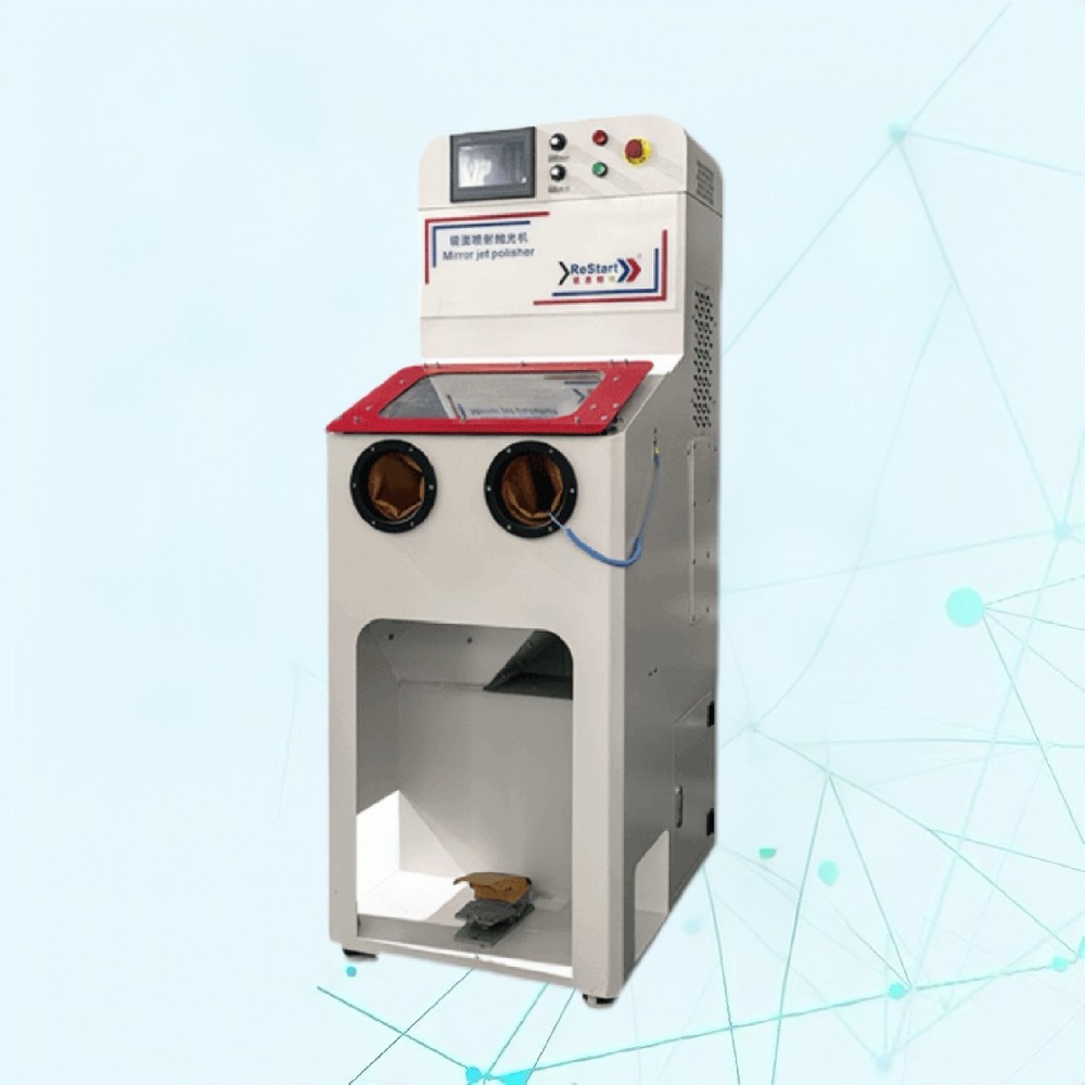 Mirror jet polishing machine