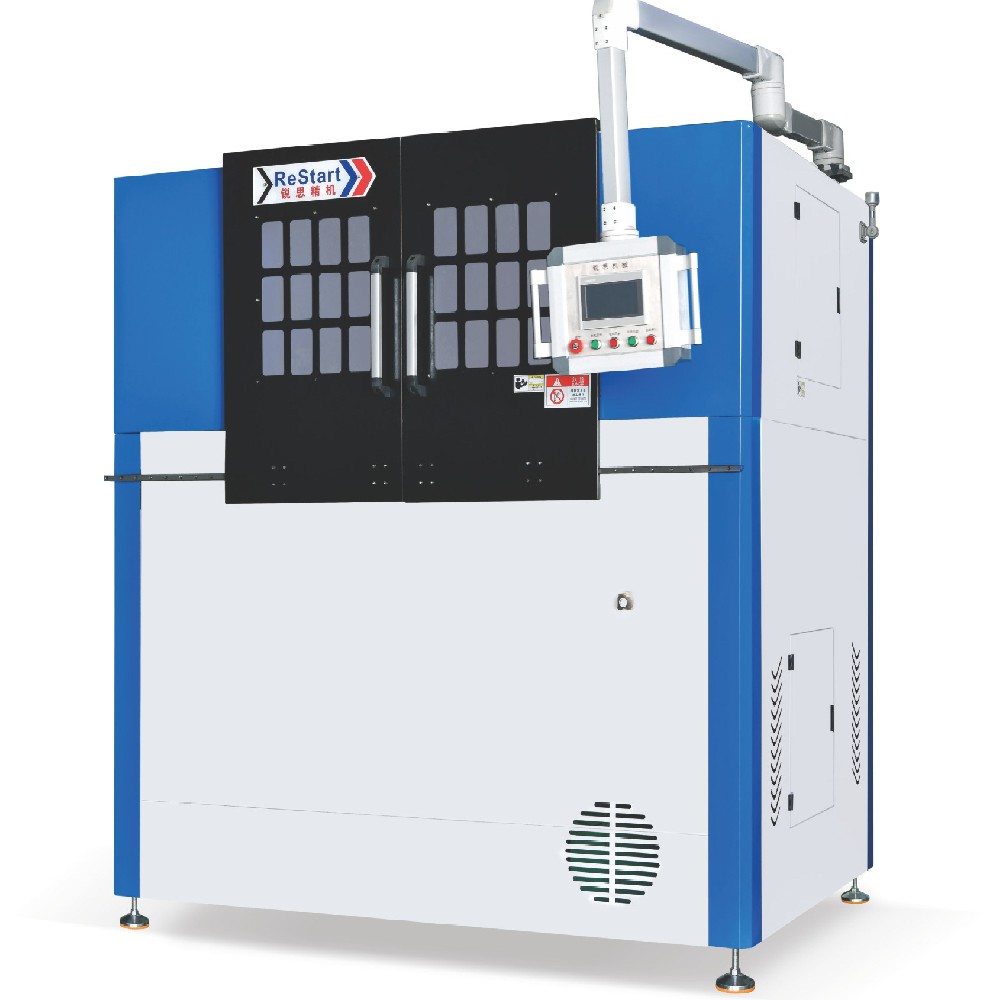 Single-flow fluid polishing machine